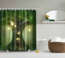 Shower Curtain with Nature Motif 4