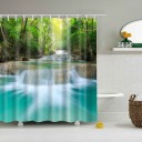 Shower Curtain with Nature Motif 8