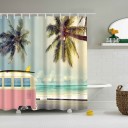 Shower Curtain with Nature Motif 15