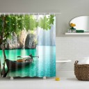Shower Curtain with Nature Motif 23