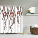 Shower Curtain with Octopus 7