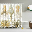 Shower Curtain with Octopus 15