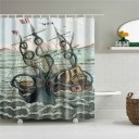 Shower Curtain with Octopus 19