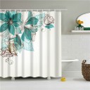 Shower Curtain with Plant Motif 2