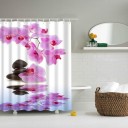 Shower Curtain with Plant Motif 1