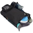 Siatkowa torba sportowa plażowa 48x32 cm Unisex plecak letni ze ściągaczem nylonowym na sprzęt do pływania, koszykówki i sportu 3