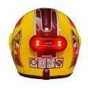 Sicherheits-LED-Leuchte für Helme Selbstklebendes rotes Licht für die Rückseite des Helms für bessere Sichtbarkeit auf der Straße Material ABS und PC 3