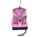 Sicherheits-Sitzkissen für Kinder mit Rückenlehne Gurt mit Schnalle Befestigungsriemen Stoffausführung mit Druck Maß 29 x 22 x 7 cm 3