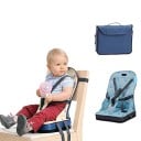 Sicherheits-Sitzkissen für Kinder mit Rückenlehne Gurt mit Schnalle Befestigungsriemen Stoffausführung mit Druck Maß 29 x 22 x 7 cm 4