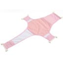Sicherheitsliege für die Badewanne für Kinder von 0 bis 24 Monaten Netzliege gegen das Rutschen mit Kopfstütze Baumwolle und Polyester 90 x 66 cm 3
