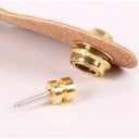 Sicherheitsverschluss für Gitarrengurte Metallisches Schließsystem für E-Gitarre und Akustikgitarre Zuverlässige Befestigung des Gurtes 6