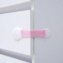 Sicurezza per cassetti e armadietti contro l'apertura da parte dei bambini Set da 10 pezzi Cinghia in nylon flessibile con estremità 3