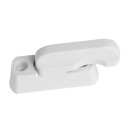 Sicurezza per finestra con braccio girevole Fissaggio al telaio della finestra Viti e tappi inclusi Plastica bianca 8,5 x 2 x 3,7 cm 6