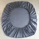 Siden påslakan 200 x 200 x 30 cm 100% mullbärssiden Lyxigt påslakan för madrass Elastisk gummiband runt om 4