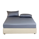 Siden påslakan King size 198,12 × 203,2 × 30,48 cm Naturlig mullbärssiden Lyxigt påslakan för madrass Elastiskt 1