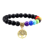 Sieben-Chakra-Armband mit Onyx 2