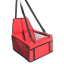 Siège auto de voyage pliable pour chiens et chats Taille universelle avec ceinture de sécurité pour les sièges avant et arrière 5