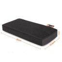 Siège doux pour porte-vélos arrière 32 × 15,5 × 3,5 cm rembourrage en mousse amovible lavable avec fixation par sangles pour enfants 6
