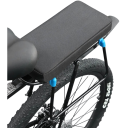 Siège doux pour porte-vélos arrière 32 × 15,5 × 3,5 cm rembourrage en mousse amovible lavable avec fixation par sangles pour enfants 9