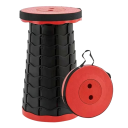 Siège pliable rétractable portable pour extérieur 25 x 25 x 44 cm Siège télescopique réglable pour le camping, la pêche, les activités de plein air 1