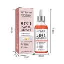 Siero viso 5 in 1 con vitamina C e acido ialuronico 30 ml Idratazione Schiarimento Rassodamento Pori Riduzione Illuminazione della Pelle 2