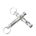 Sifflet à ultrasons pour chiens 5,3 cm avec cordon de 20 cm Sifflet d'entraînement pour chiens Petit porte-clés portable Rappel Arrêt des aboiements 4