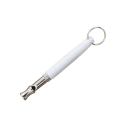 Sifflet ultrasonique pour chien en acier inoxydable de 9 cm Sifflet réglable pour l'éducation des chiens avec cordon Contrôle silencieux 2