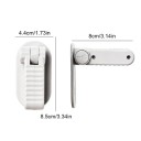 Siguranța pentru uși pentru copii, încuietoare cu manetă 8 x 8,5 x 4,4 cm, mecanism rotativ 0–180°, protecție universală pentru mânere 3