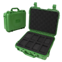 Sikkerhedsbox til ure med 8 rum, vandafvisende 29x24,5x10 cm med skumindlæg til opbevaring og transport af ure 2