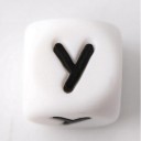 Silicone Alphabet Beads - 100 pcs 26