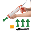 Silicone Application and Smoothing Set 5 pcs Nozzles 6.5R 10R 13R Plastic Spatula Sealant Remover Joint and Adhesive Tools 5