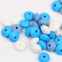 Silicone Beads in Circle Shape - 60 pcs 7