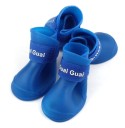 Silicone Booties for Small Dogs and Puppies Set of 4 Velcro Strap Paw Protection from Wet and Dirt on Walks 4