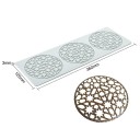Silicone Cake Mould Star Decoration 125 x 360 mm Flexible Silicone Light Blue Dessert Decoration Baking Tool 2