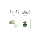 Silicone Candle Mould Christmas Bauble with Lace Pattern and Lid Wax Resin Soap Decoration Mould 2