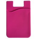 Silicone Card Pouch for Mobile with Wavy Edge and Cut-Out at the Top Size 8.5 x 5.6 cm Travel Accessory for Phone 13