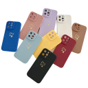 Silicone Case with Heart for iPhone 15 11