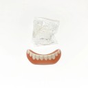 Silicone Denture Set Upper and Lower Silicone Replacement Temporary Teeth Natural Appearance Easy Application DIY 3