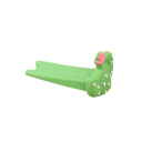 Silicone Door Stop 9.3 x 2.6 x 4.5 cm Green Cactus Wedge Stopper Against Drafts Cushioning Block for Doors Home Office Children's Room 4