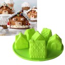 Silicone Gingerbread House Mould 4