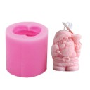 Silicone Gnome Candle Mould 5.5 x 4.5 cm 2