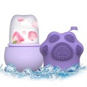 Silicone Ice Moulds in the Shape of a Paw for Face Massage Cat Paw Ice Massage Roller to Support Blood Circulation Lifting Ice Roller for the Face to Tighten Pores and Reduce Dark Circles Under the Eyes 10.5 x 7.5 cm 5