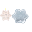 Silicone Mould 6.7 x 6 cm Snowflake Mould for Casting Wax, Resin, Plaster, Soap and Christmas Ornaments 1