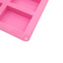 Silicone Mould for Casting Soap and Candles Rectangular and Square Shapes 6 Compartments for Home Decoration Making 2