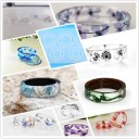 Silicone Mould for Resin 14.4 x 6.4 cm Ring Mould Circular Rings Handmade Crafting Creative Jewellery Casting 4