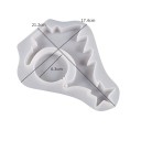 Silicone Mould Set for Making Christmas Decoration Tree with Star and Base Epoxy Resin Casting Mould 3