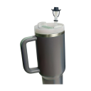 Silicone Straw Cover 6.1 x 3.2 cm 4pcs Cowboy Hat Protective Cap Straw for Stanley Cup Stylish Accessory Reusable 2