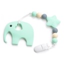Silicone Teething Toy in the Shape of an Elephant J3531 8