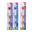 Silicone Tongue Scraper 18 x 3 cm Soft Tongue Cleaner with Micro Tips Non-Slip Handle Colourful Hygiene Aid for Tongue Cleaning 1