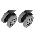 Silicone Wheel Protectors 5.2 x 1.5 cm 8 pcs Protective Covers for Wheels with Bulky Texture Noise-Reducing Wheel Covers 4